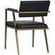 Ventouz Vintage Black Dining Armchair